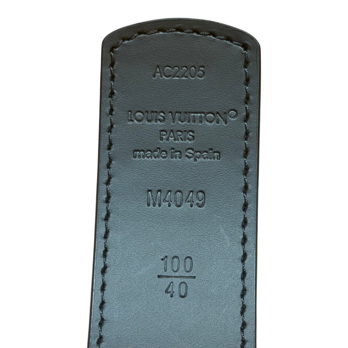 Louis Vuitton Dimension 30mm Reversible Belt Black