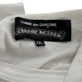 Chrome Hearts Dover Street Market CDG Scroll Logo Shirt White