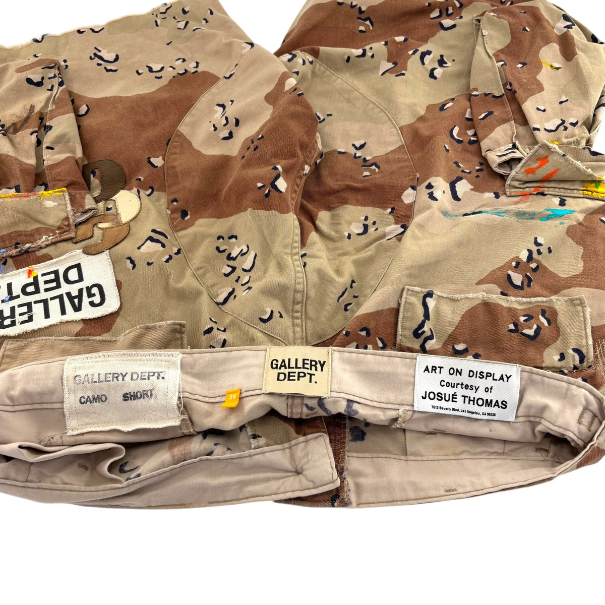 Gallery Dept. Multi Patch Shorts Camo