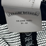 Chrome Hearts FUCK Hollywood Trucker Hat Black White