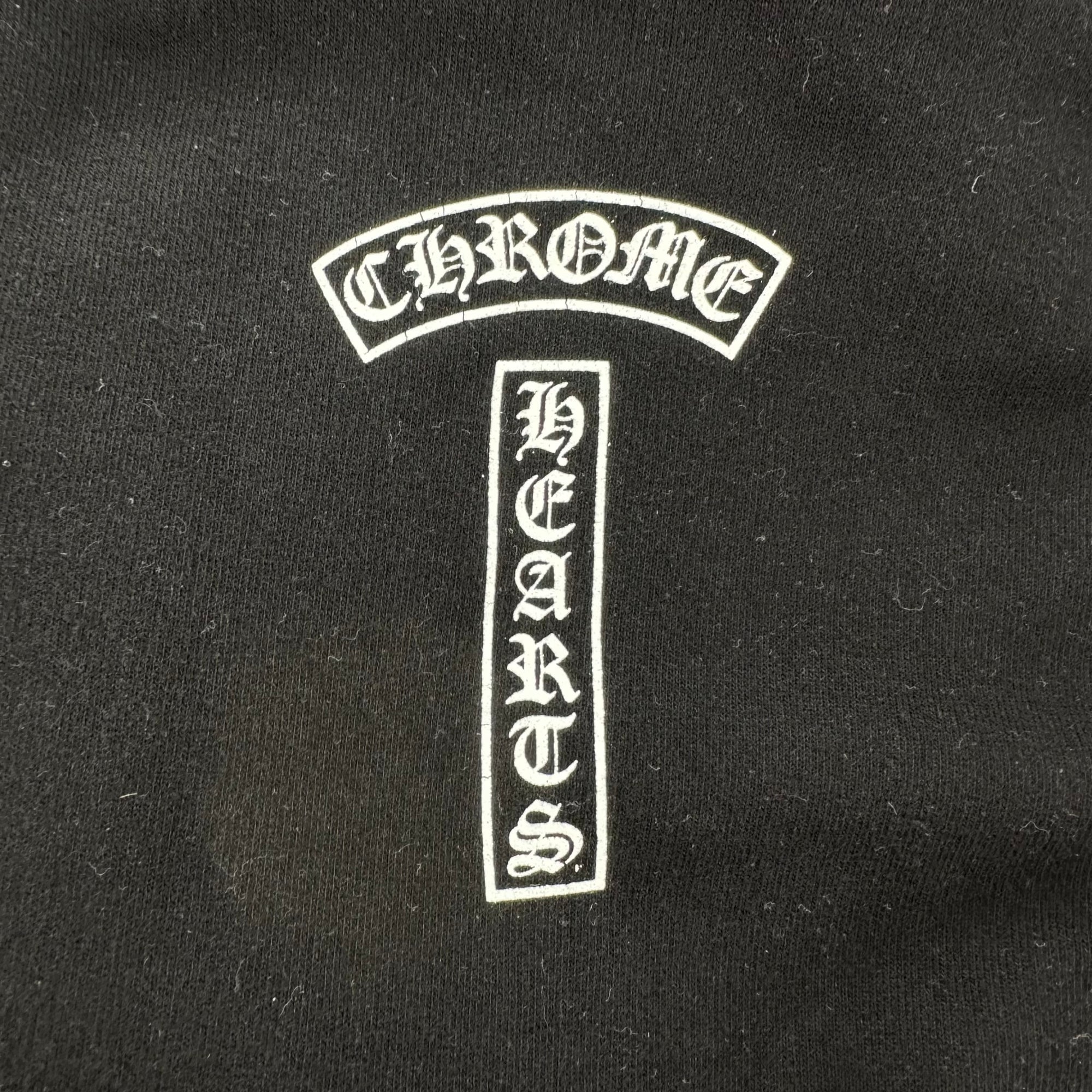 Chrome Hearts T Bar Logo USA Hoodie Black