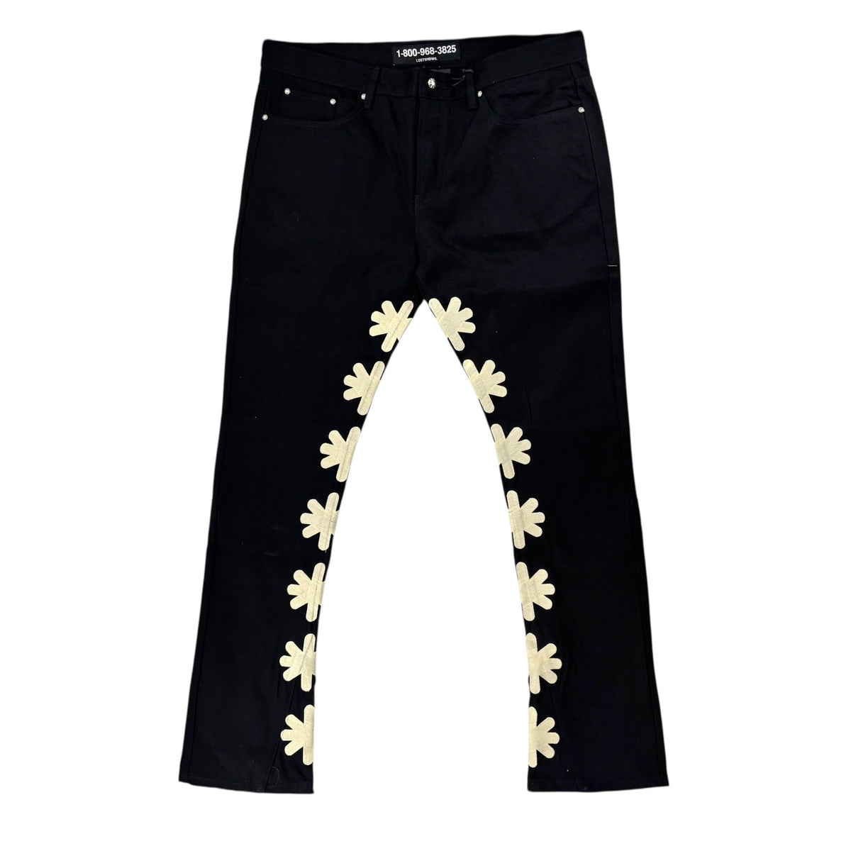 Lost Shdws Black Denim Cream
