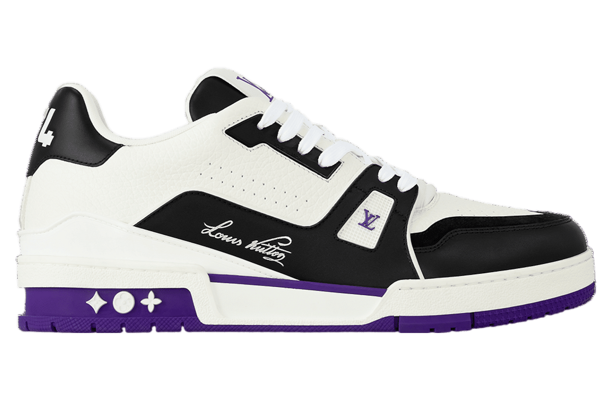 Louis Vuitton LV Trainer Violet Black White