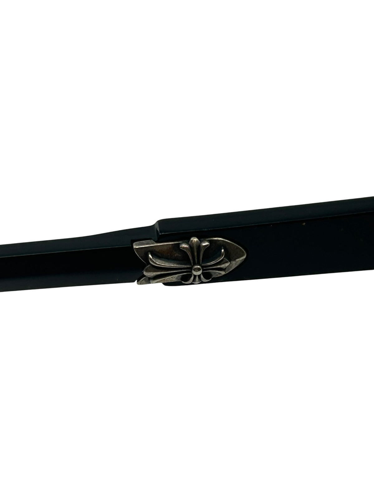 Chrome Hearts Jenna Tail Yea Glasses Black Silver Eyewear