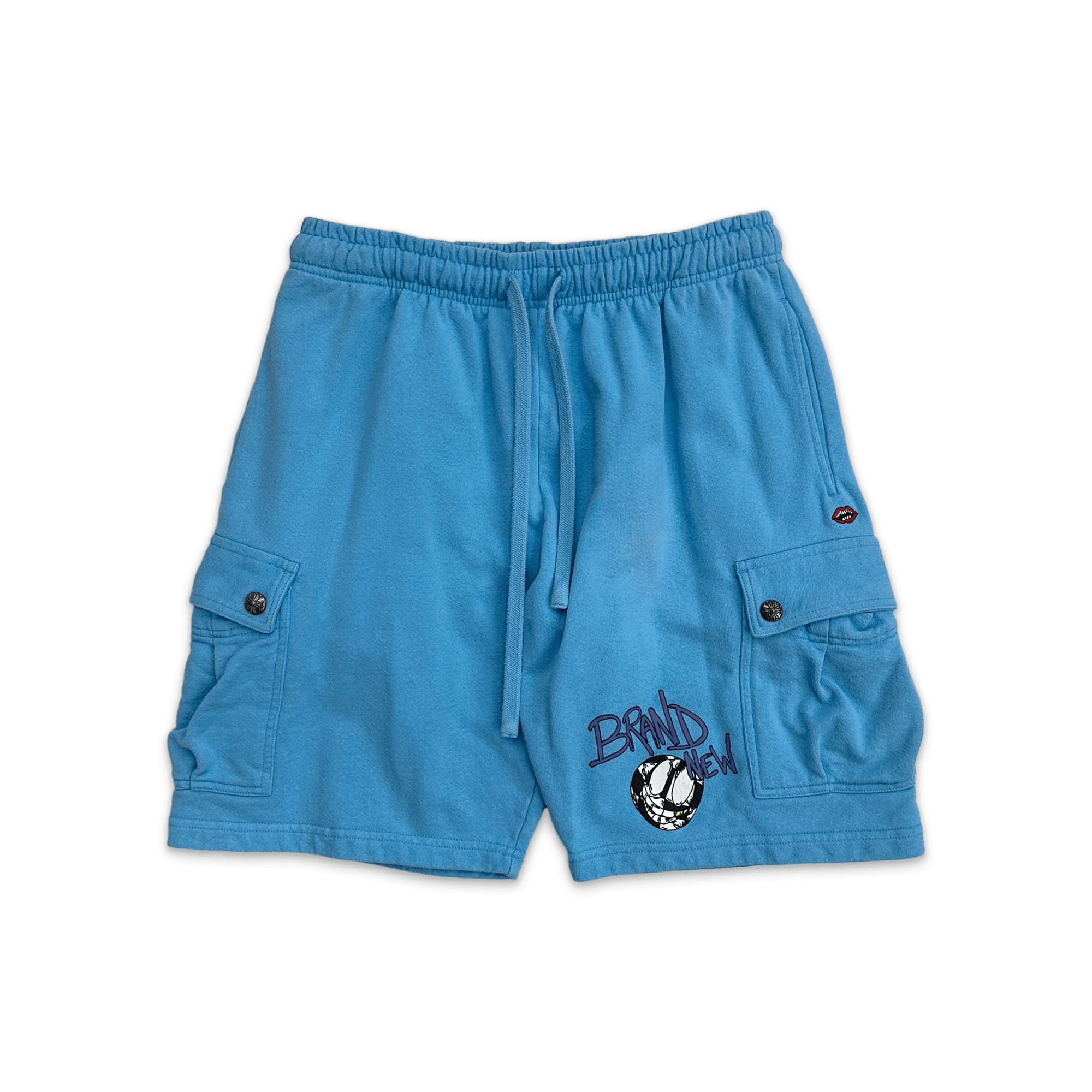 Chrome Hearts Matty Boy Brain New Shorts Blue