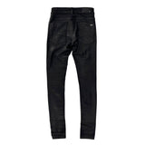 Amiri Mx1 Black Ribbed Waxed Denim