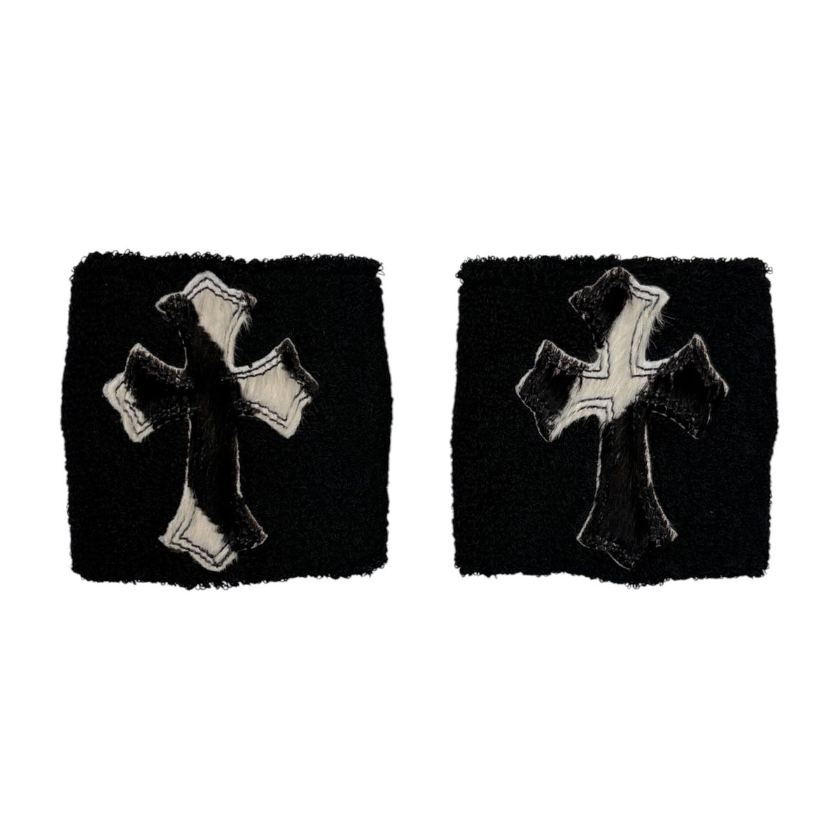 Chrome Hearts Zebra Stripe Pony Hair Sweatbands Accessory