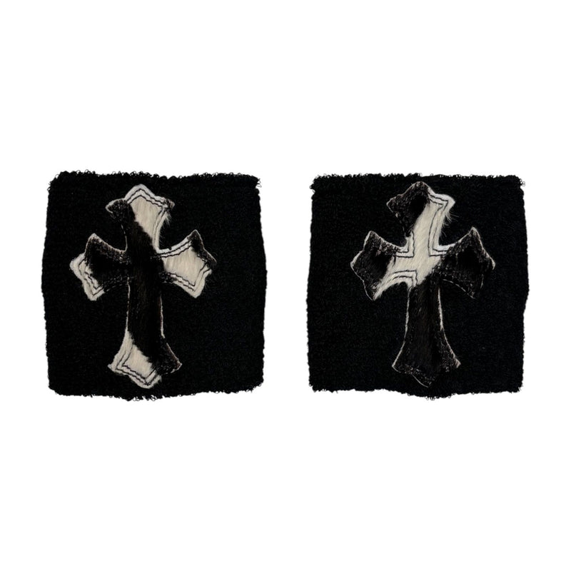 Chrome Hearts Zebra Stripe Pony Hair Sweatbands Accessory