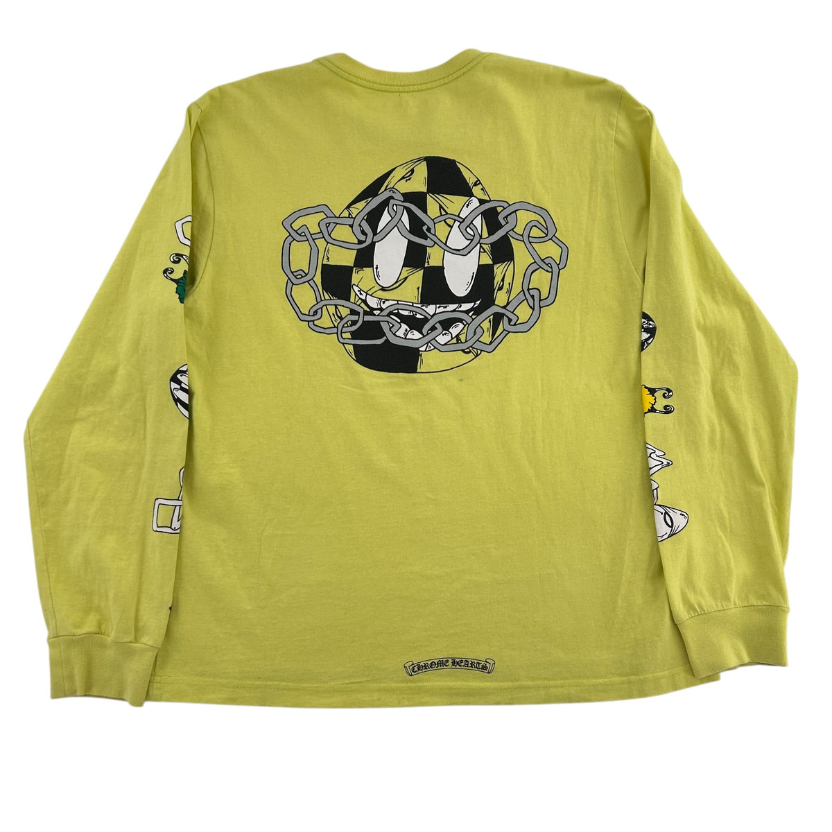 Chrome Hearts Matty Boy Link L/S T-shirt Lime Green