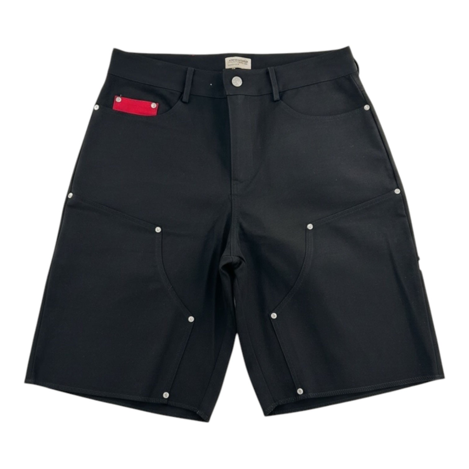Commons Canvas Double Knee Shorts Black