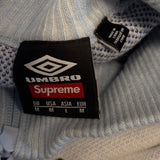 Supreme Umbro Zip Up Sweater Light Blue