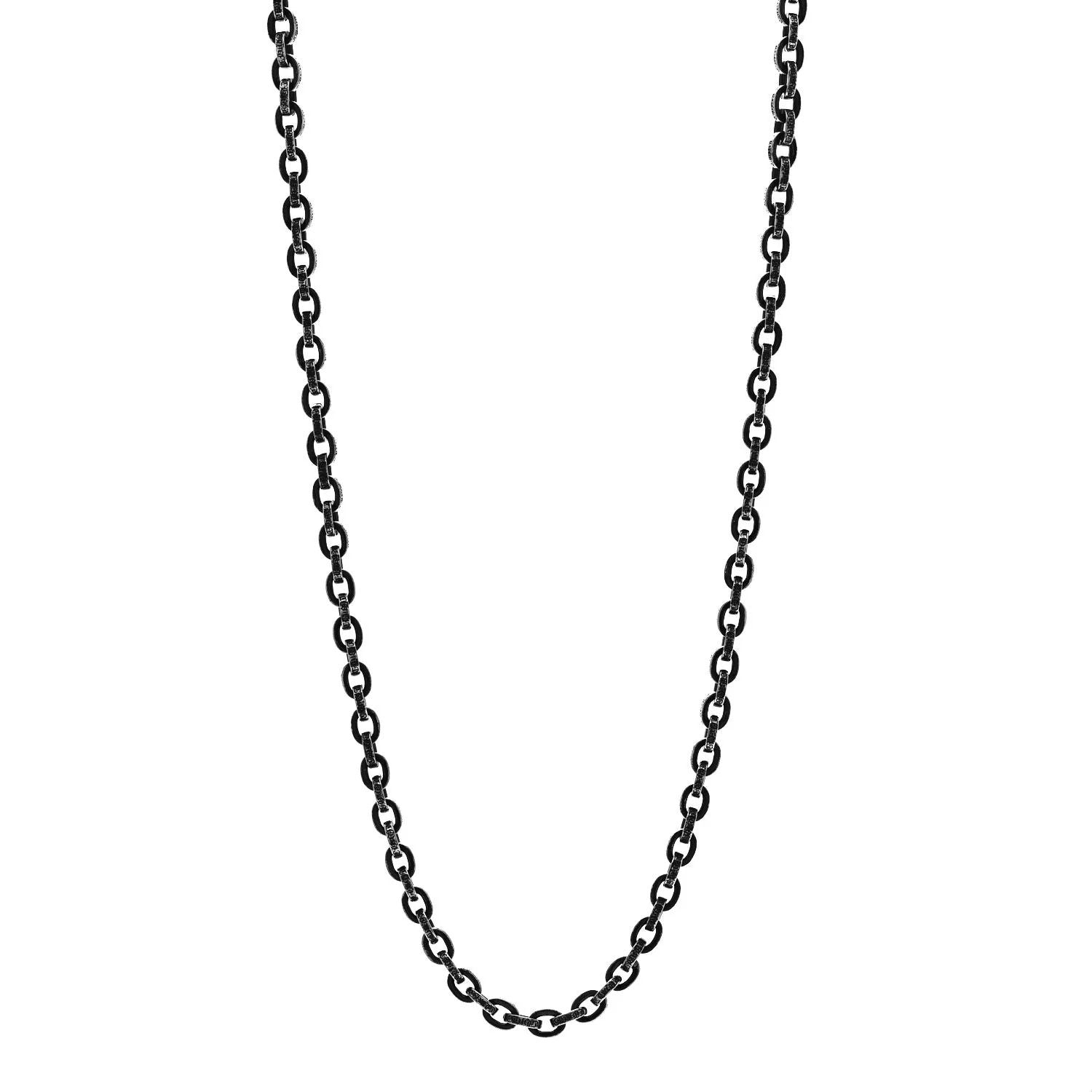 Chrome Hearts Silver Paperchain Necklace 18"