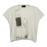 ERD Garden Of Unborn Children Cut-Off Tee White