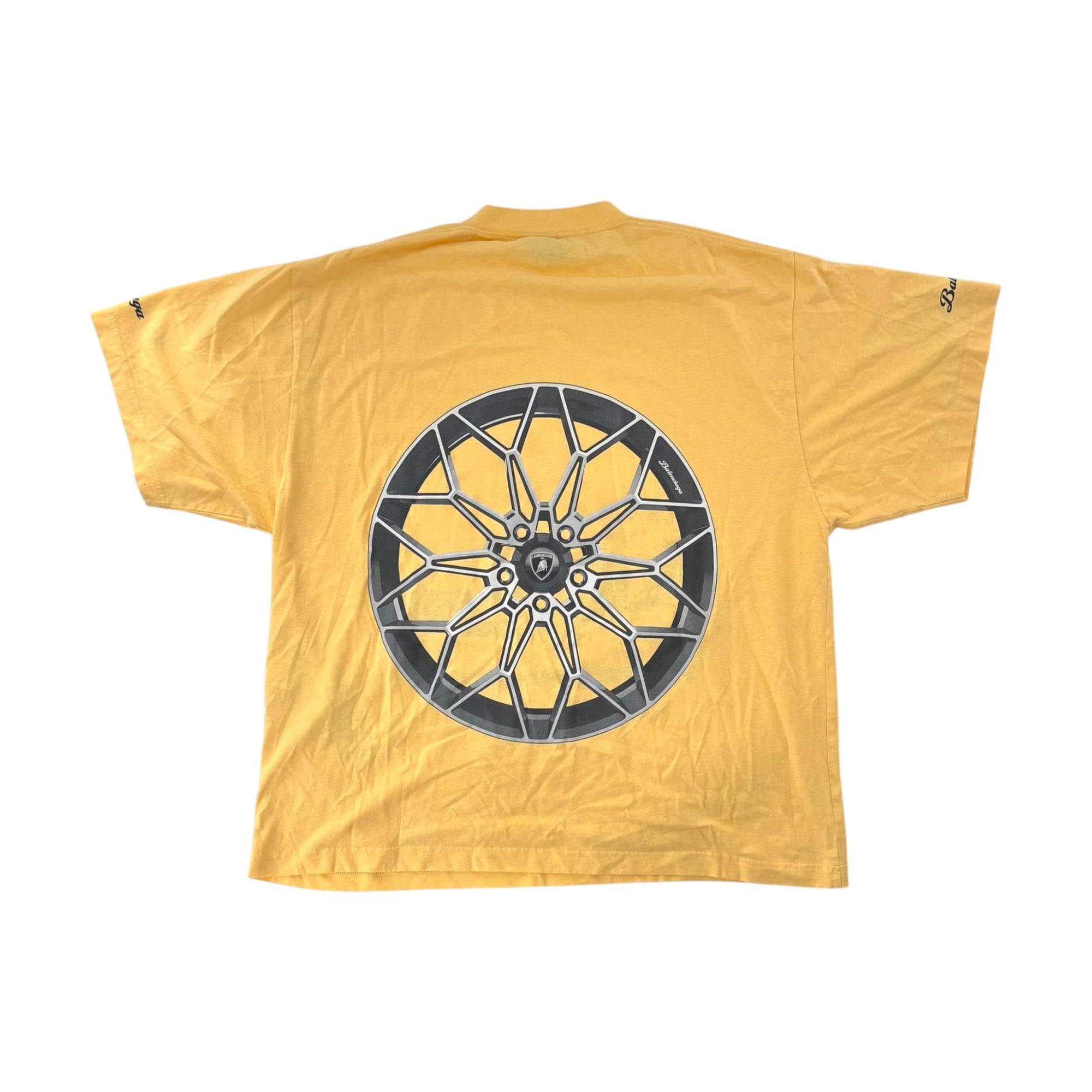 Balenciaga Lamborghini Tee Yellow
