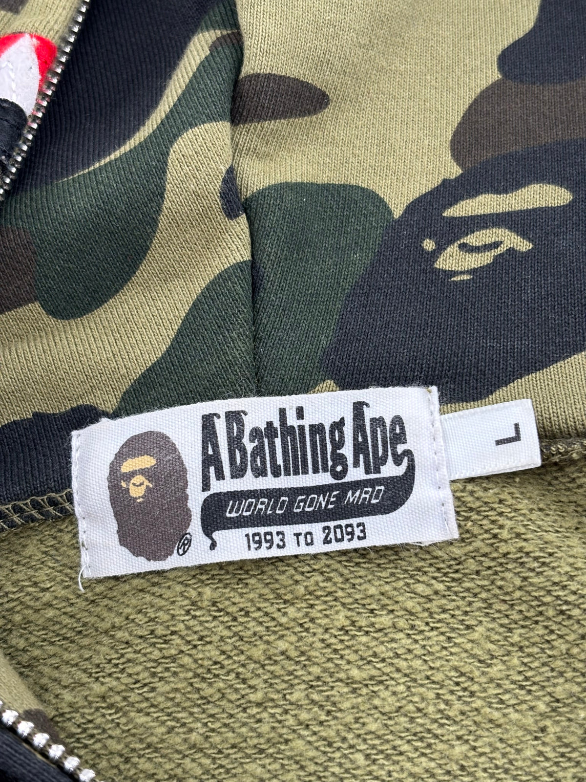 BAPE Shark Full Zip Hoodie Camo