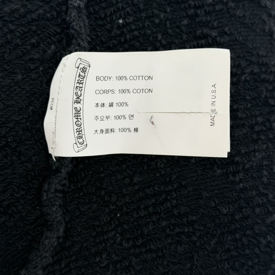 Chrome Hearts Towel Hoodie Black