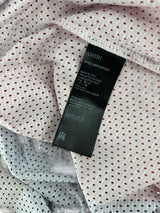 Amiri Spliced Mesh Tee Red