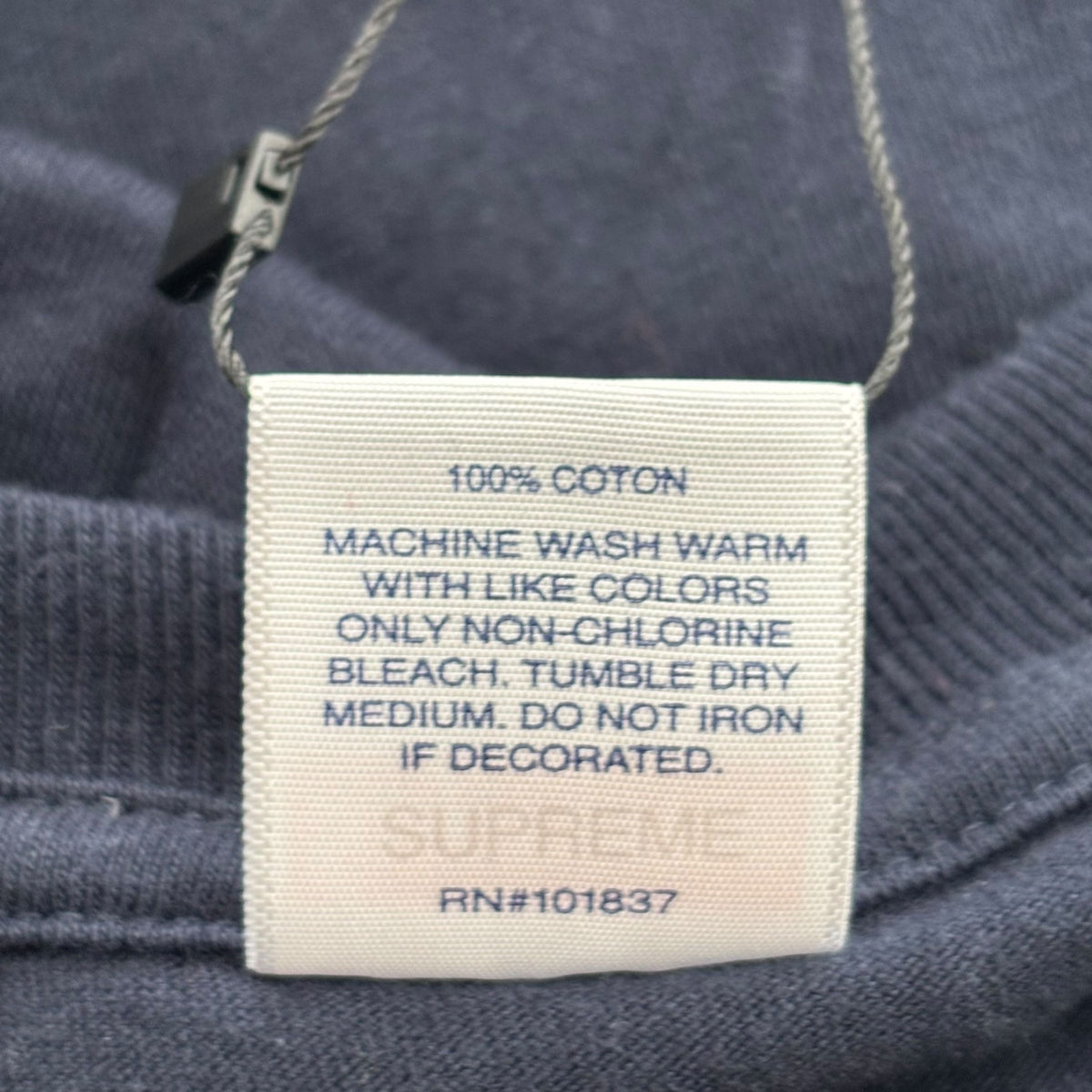 Supreme Ear Tee "Navy"