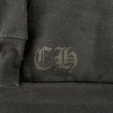 Chrome Hearts Vertical Logo "1988" Hoodie Black