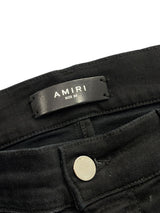 Amiri Mx1 Camo Ribbed Denim Black