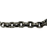 Chrome Hearts Paper Chain Silver Bracelet 7.5"