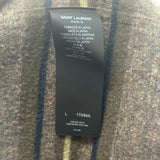 YSL Distressed Denim Jacket Light Wash