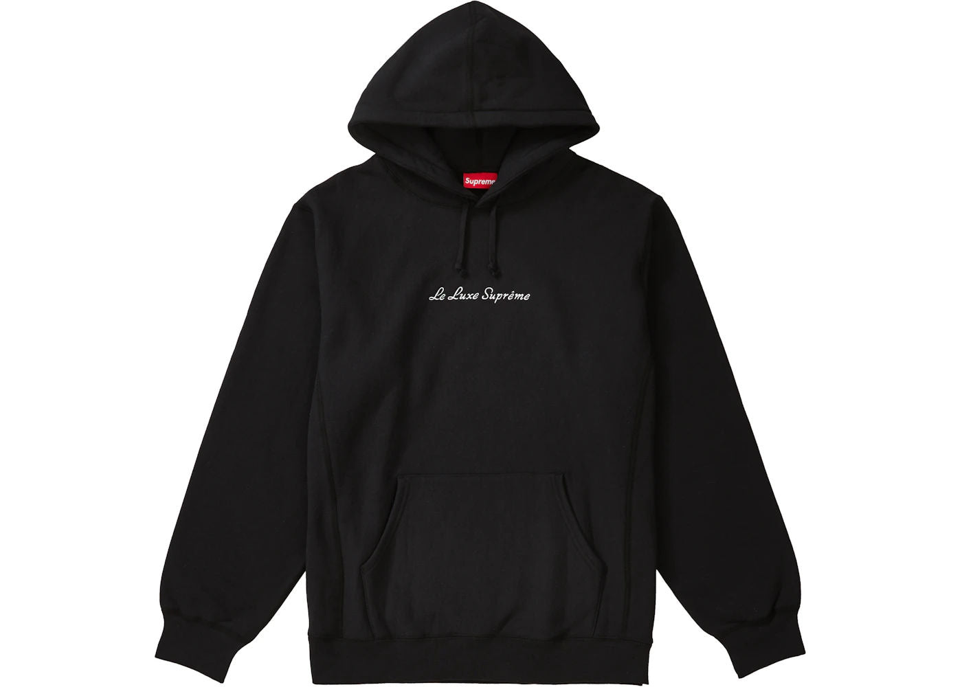 Supreme Le Luxe Hooded Sweatshirt Black - Lightly Worn