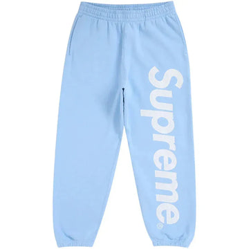 Supreme Satin Applique Sweatpant FW24 Light Blue