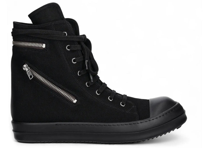 Rick Owens DRKSHDW Cargo High Triple Black Sneaker