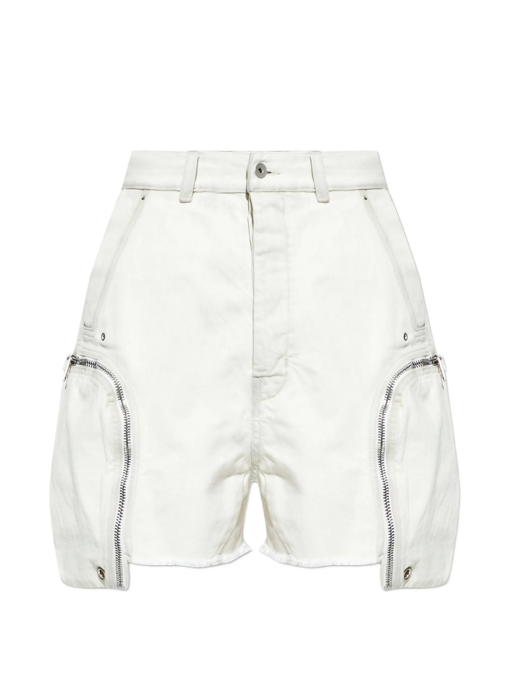 Rick Owens Bauhaus Shorts Milk Wash