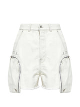 Rick Owens Bauhaus Shorts Milk Wash