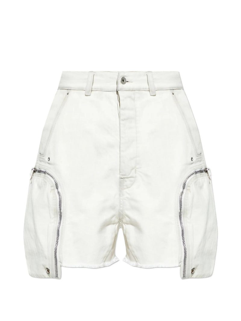 Rick Owens Bauhaus Shorts Milk Wash