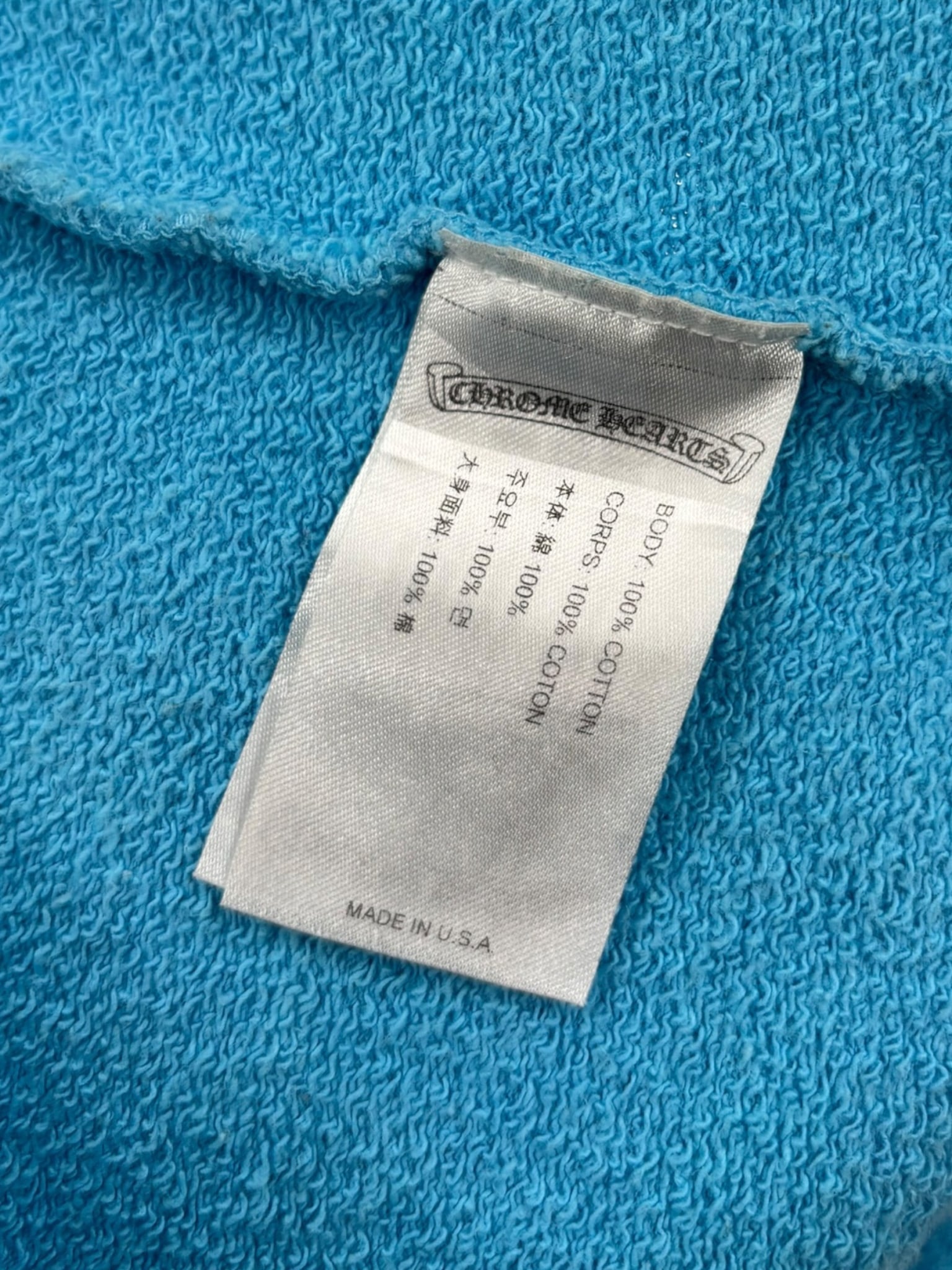 Chrome Hearts Matty Boy Brain Hoodie Blue