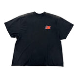 Balenciaga Flame Jersey Vintage Tee Black