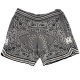 Amiri Bandana B-Ball Shorts Grey