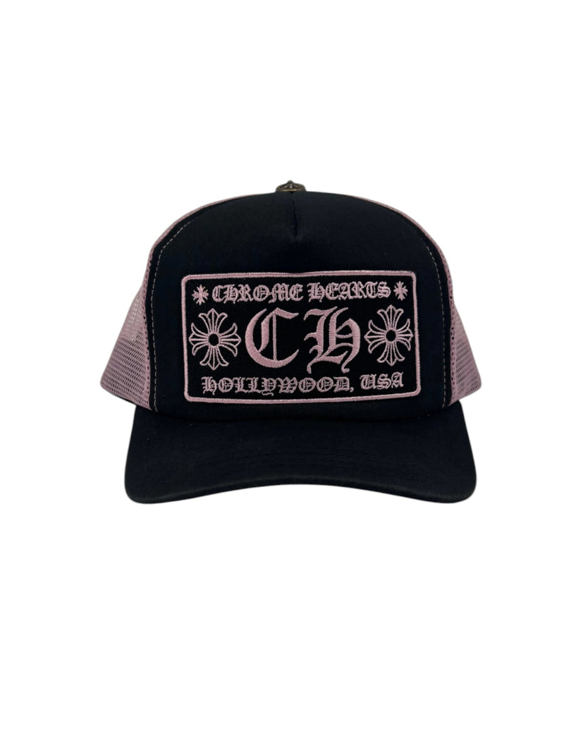 Chrome Hearts Hollywood Trucker Hat Pink
