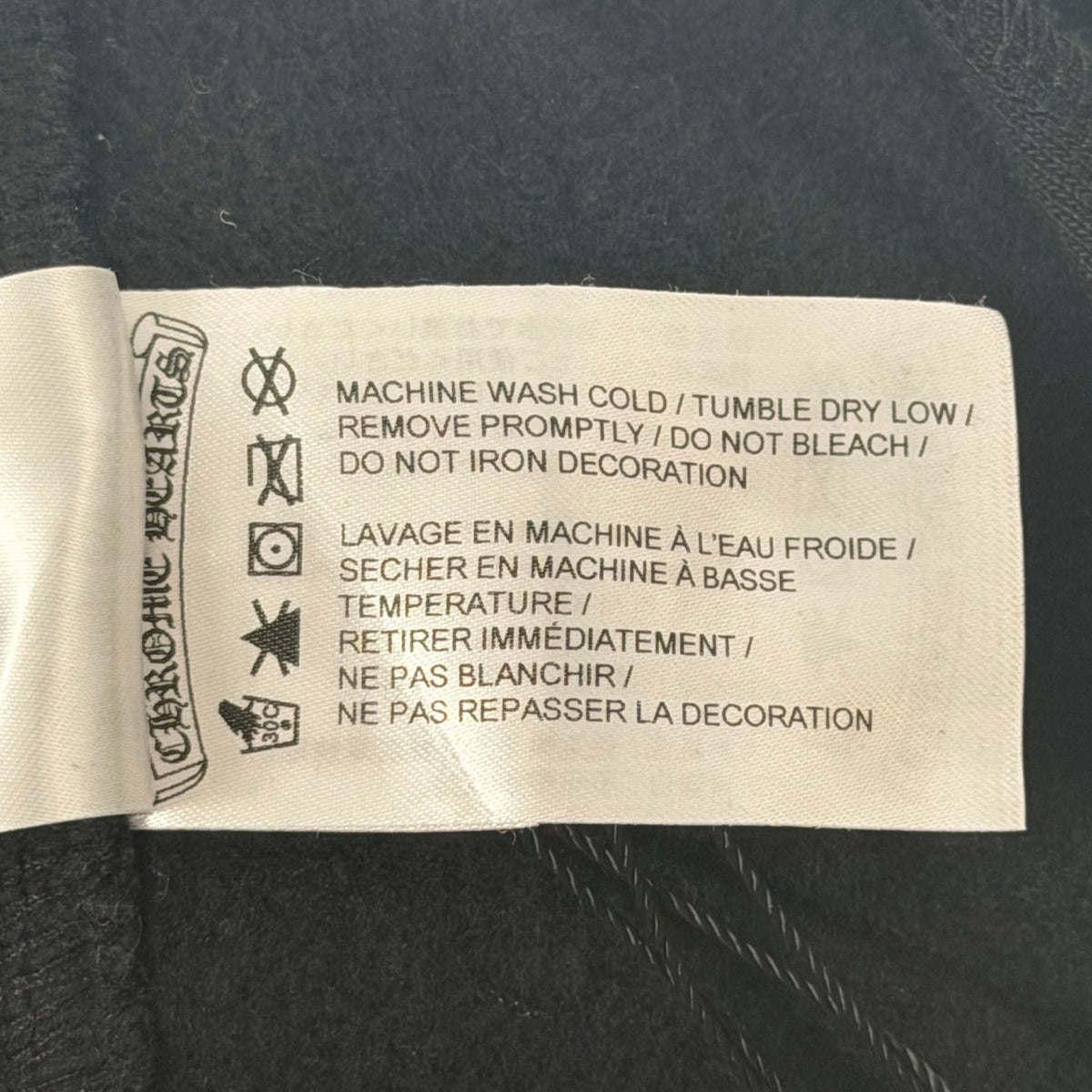 Chrome Hearts Scroll Logo Sweatpants Black