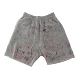 Paly Joshua Tree Printed Cotton Shorts White
