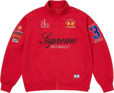 Supreme x La Martina x Jacob & Co Zip Up Sweatshirt Red