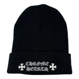 Chrome Hearts Embroidered Logo Beanie Black