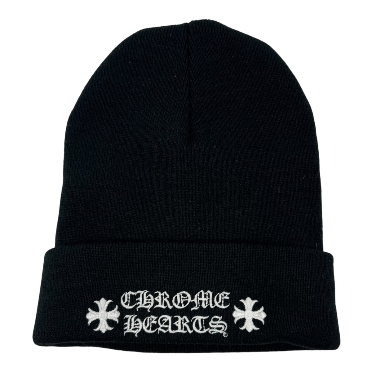Chrome Hearts Embroidered Logo Beanie Black