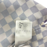 Louis Vuitton Damier Gradient Printed Silk Polo Shirt Multicolor