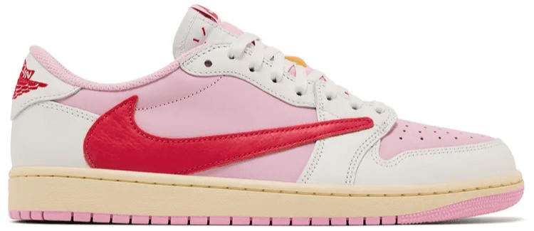 Jordan 1 Retro Low OG SP Travis Scott Sail Tropical Pink