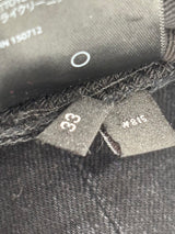 Amiri Mx1 Camo Ribbed Denim Black