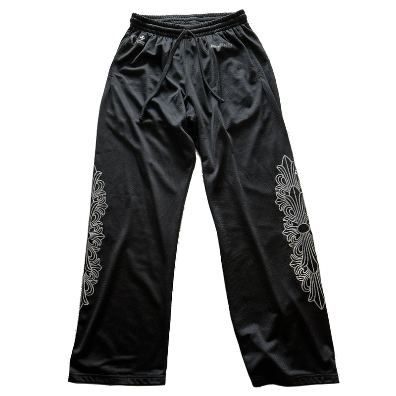Chrome Hearts Mesh Varsity Pants Black