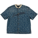LV x YK Infinity Dots Denim Shirt Blue