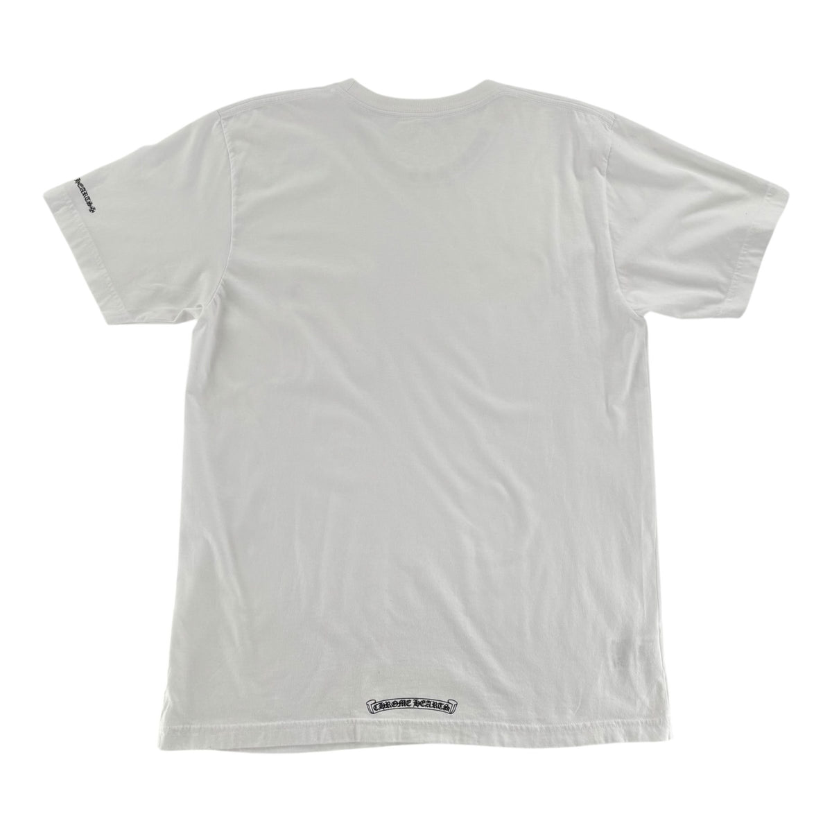 Chrome Hearts Neck Letters Logo Tee White