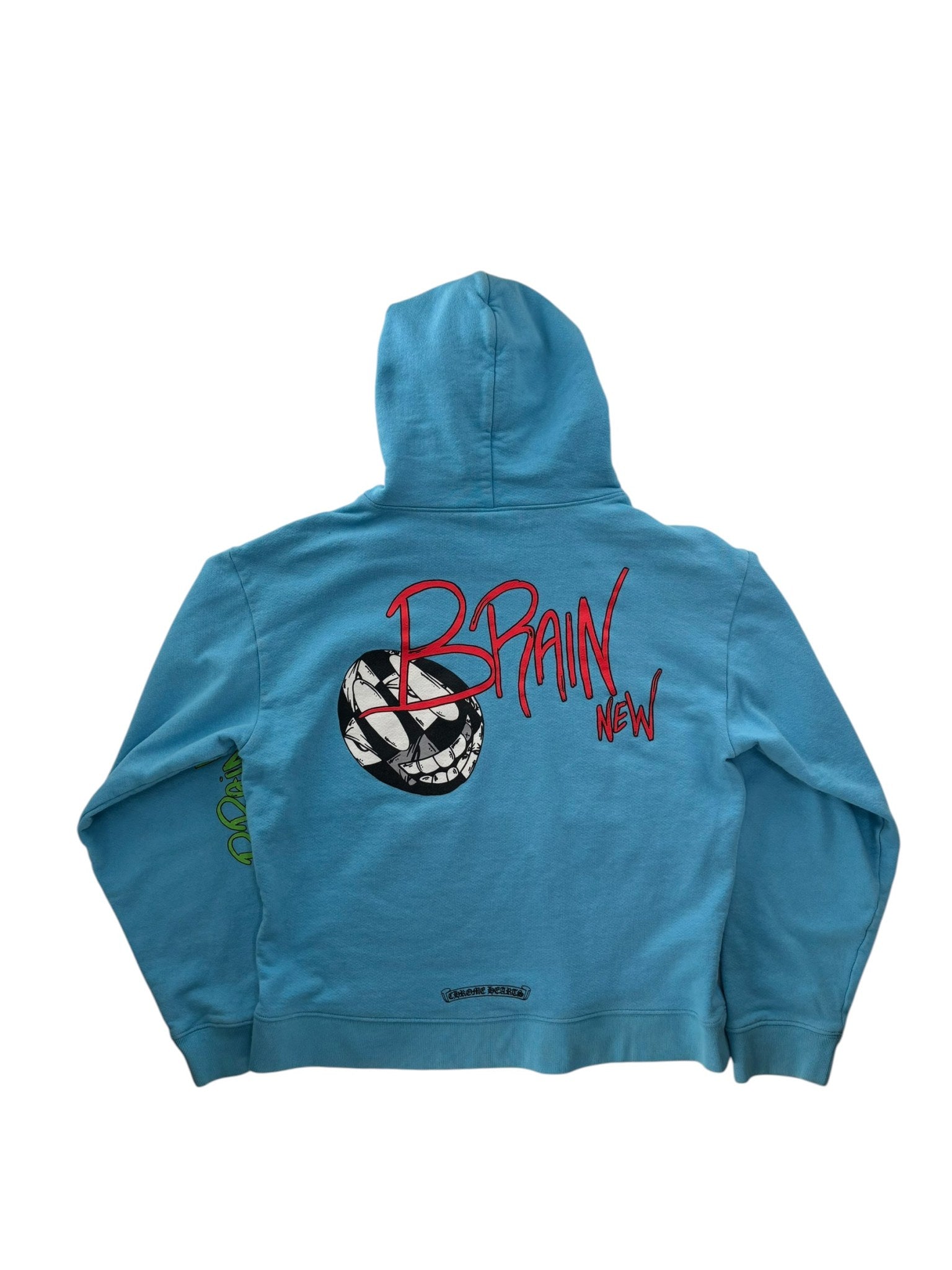 Chrome Hearts Matty Boy Brain Hoodie Blue