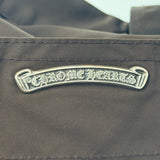 Chrome Hearts Leather Double Knee Carpenter Nylon Pants Brown