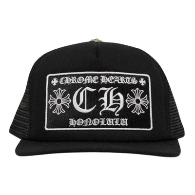 Chrome Hearts Honolulu Exclusive Trucker Hat Black